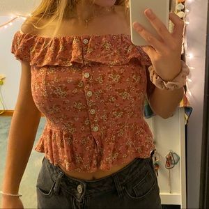 Off the shoulder shirt